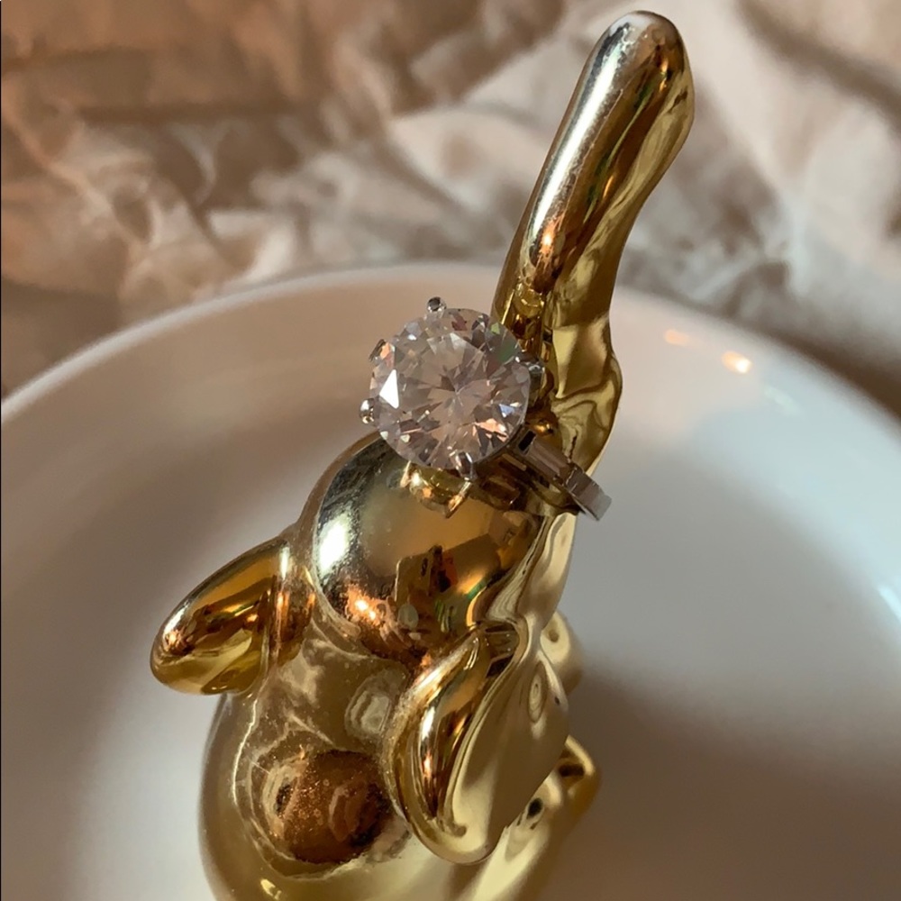 Faux Diamond ring